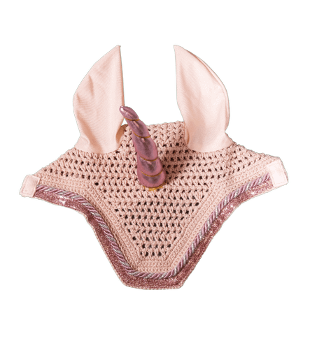 Kentucky oornet Wellington velvet Oud Roze PONY - EENHOORN