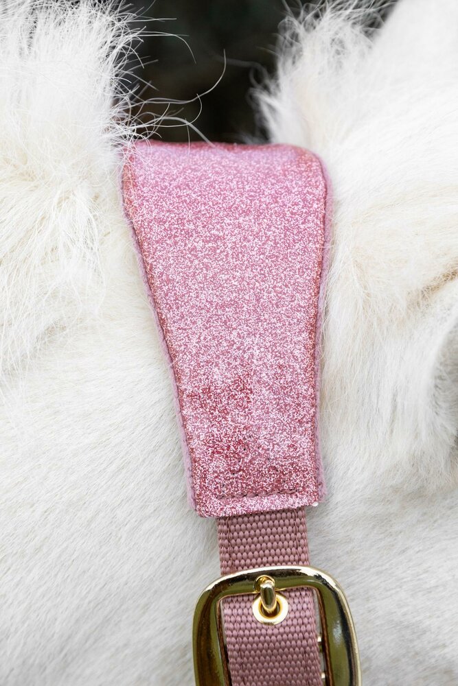  Kentucky Velvet halster EENHOORN Oud Roze Pony