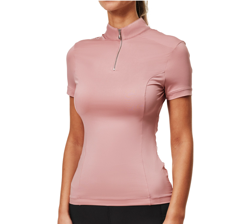 Equestrian Stockholm UV Protection top Korte mouw Pink