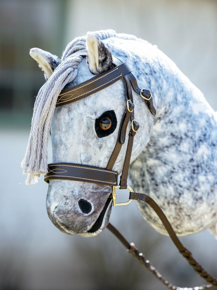 Le Mieux Hobby horse Hunter hoofdstel Bruin