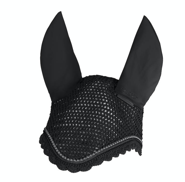 Eskadron Platinum 25 Vliegenoortje PEARL zwart mt full