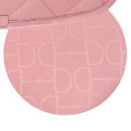 Eskadron platinum 25 zadeldek dressuur GLOSSY BIT Soft Rouge Full