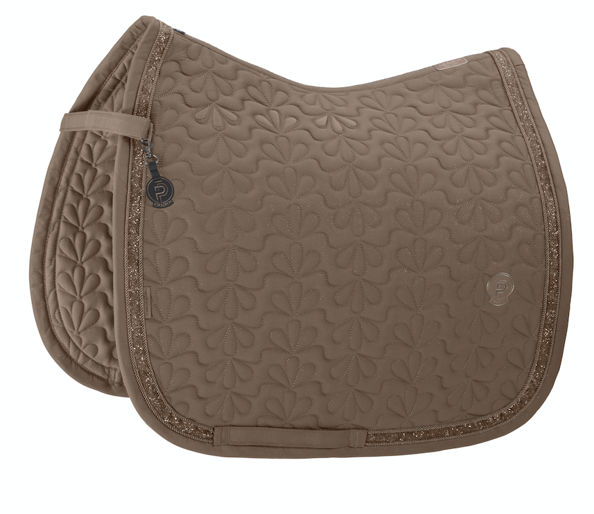 Eskadron platinum 25 zadeldek dressuur SPARKLE JEWEL smoky taupe Full