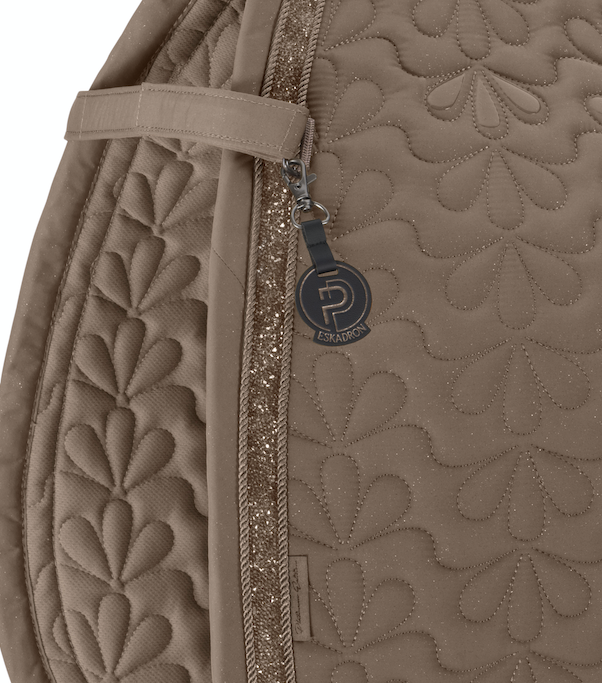 Eskadron platinum 25 zadeldek dressuur SPARKLE JEWEL smoky taupe Full