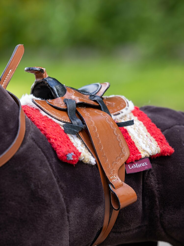Le Mieux TOY pony zadel Tan WESTERN