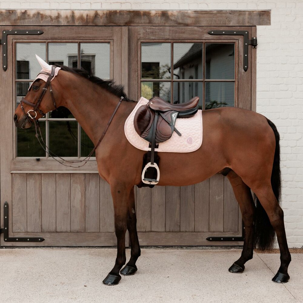 Kentucky Zadeldekje Sprankelend JUMP Oud Roze Full