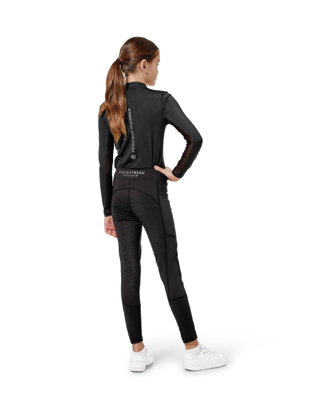 Equestrian Stockholm Rijlegging Young Rider Full Seat Zwart