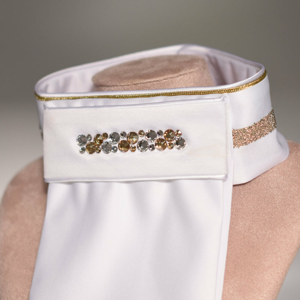 Monere fabric plastron GOLD