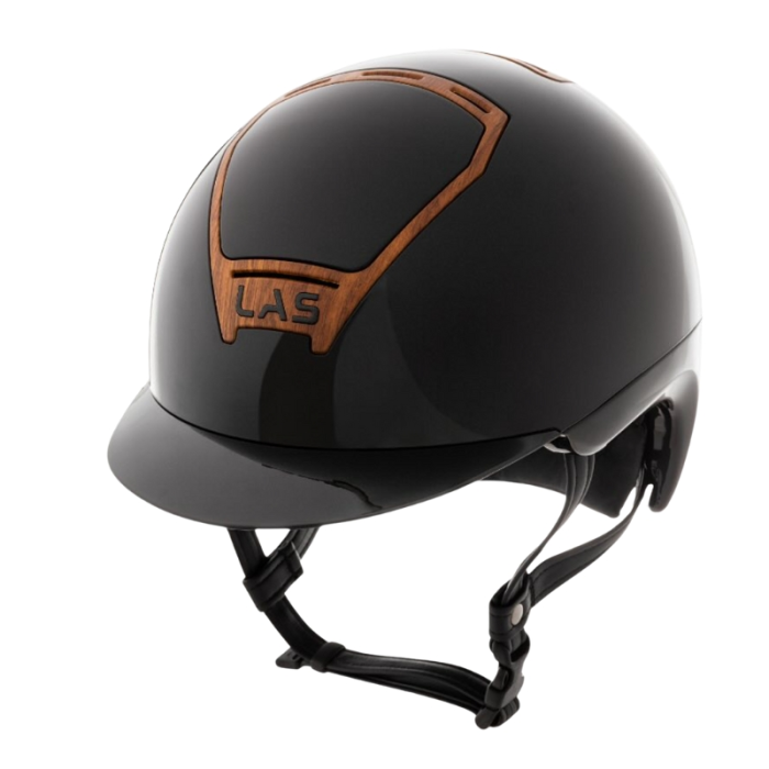LAS Helmets - Cap Standard Visor Opera Glossy met Wood Frame
