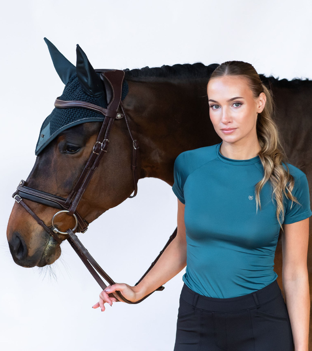 Equestrian Stockholm - Modern - oornetje Teal Blue