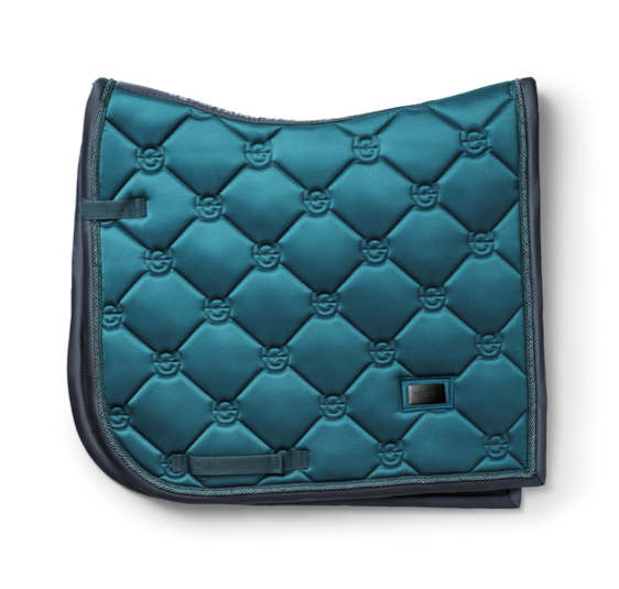 Equestrian Stockholm zadeldek  dressuur Teal Blue 