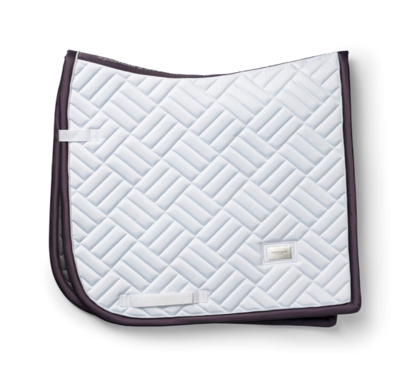 Equestrian Stockholm zadeldek  dressuur Modern White dark Violet 