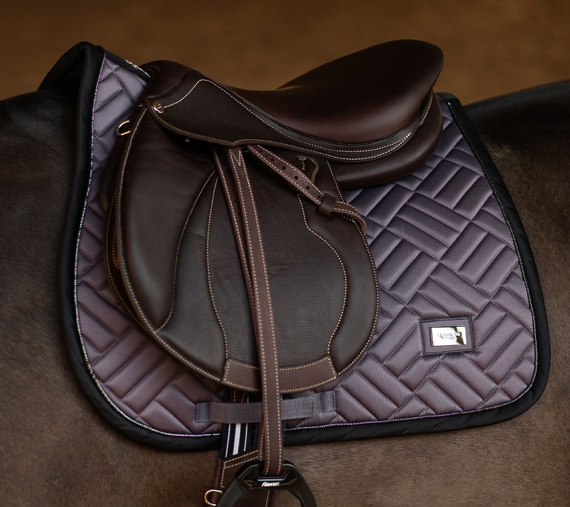 Equestrian Stockholm zadeldek  - MODERN- Dark Violet  Jump full