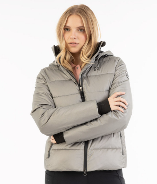 Anky gevoerde winterjas silver 