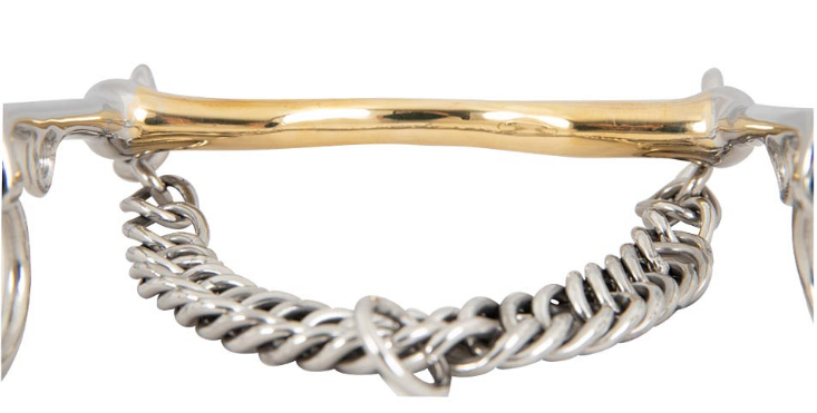 BR  dressuurstang Soft Contact 12 mm scharen 140 mm