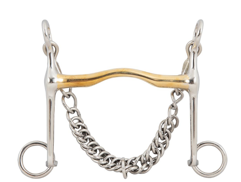 BR  dressuurstang Soft Contact 12 mm scharen 140 mm