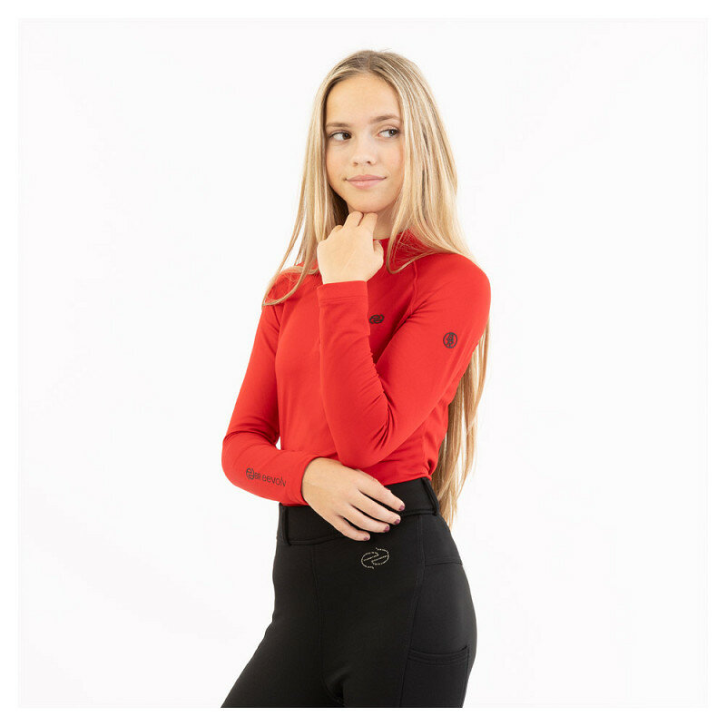 BR Eevolv Kinder pullover met rits Jente  Tango Red