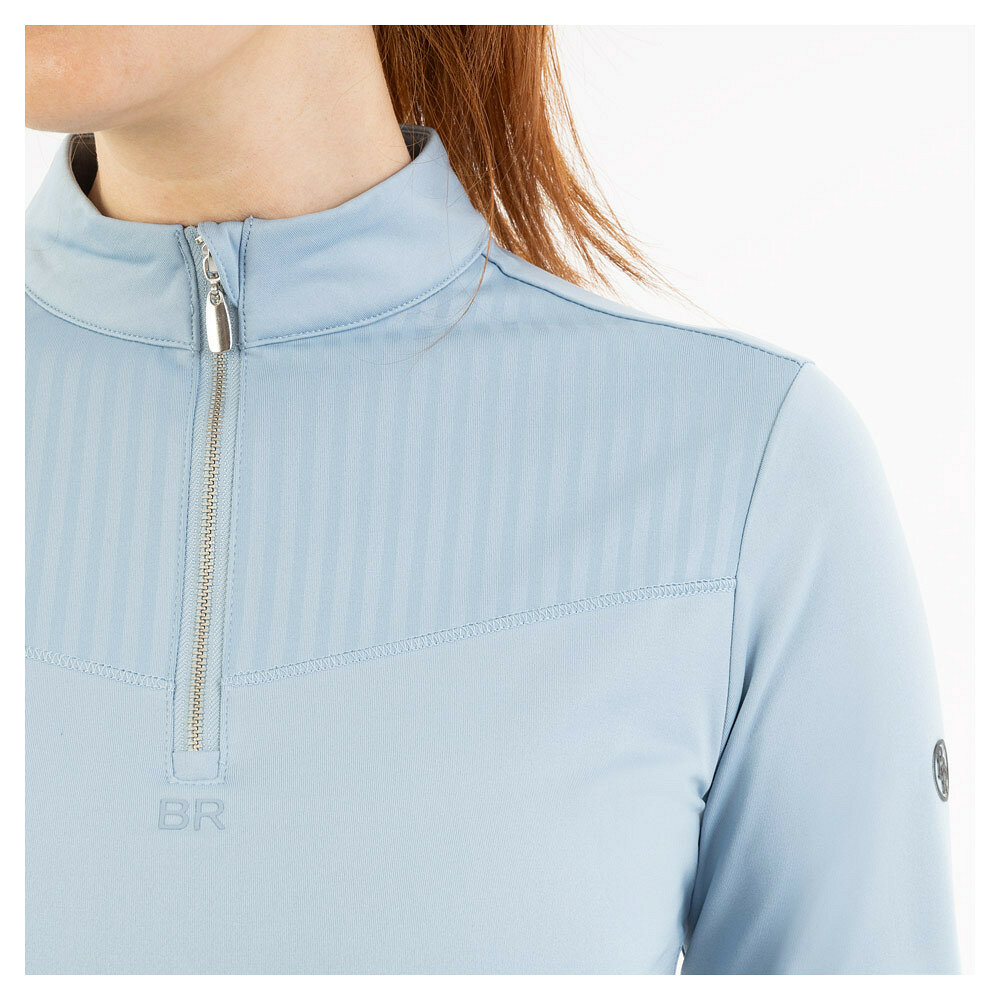 BR half zip-up pullover Jara Ashley Blue