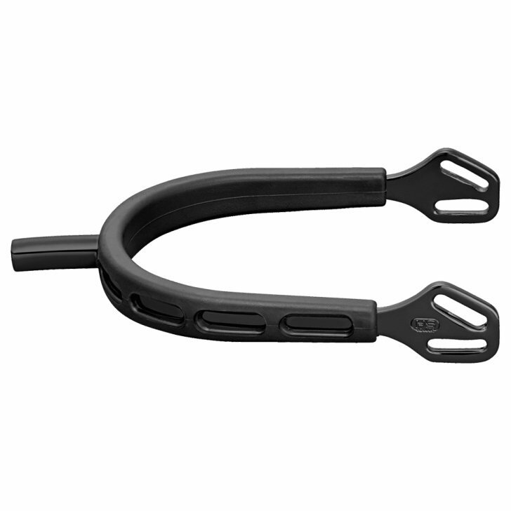 Sprenger Sporen Ultra Fit Extra Grip Recht afgewerkt 35mm Zwart