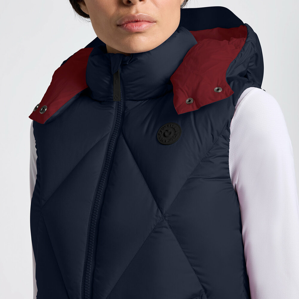 Cavalleria toscana Bodywarmer Navy met bordeaux