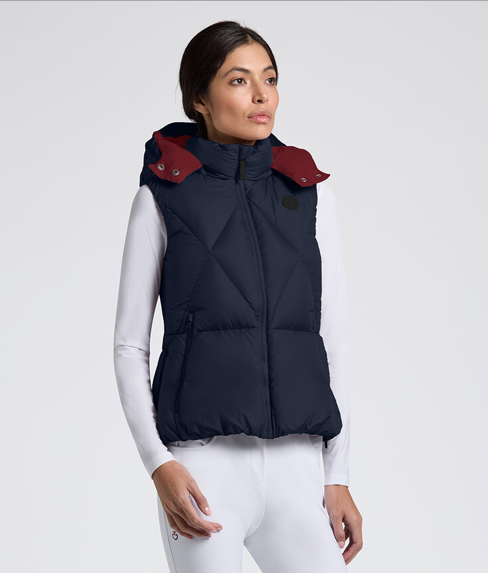 Cavalleria toscana Bodywarmer Navy met bordeaux
