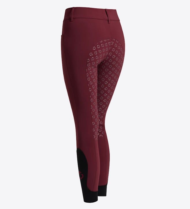 Cavalleria Toscana American Rijbroek Full Grip Bordeaux