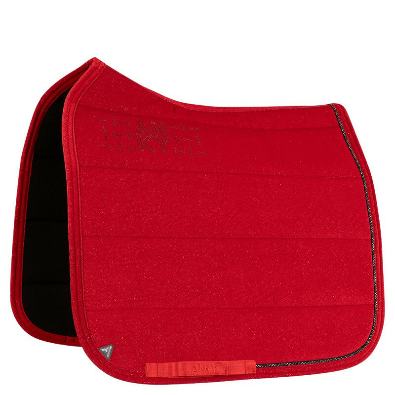 Anky zadelpad dressuur velvet Equestrian Red Full