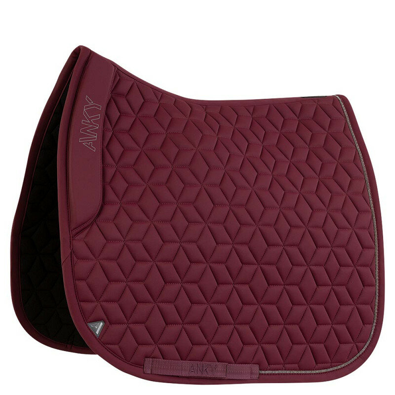 Anky zadelpad dressuur Nylon Windsor Wine Full
