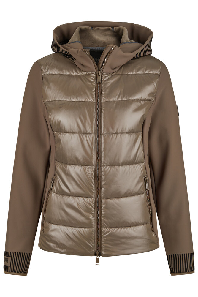 Pikeur HYBRID korte winterjas 8049 slate brown