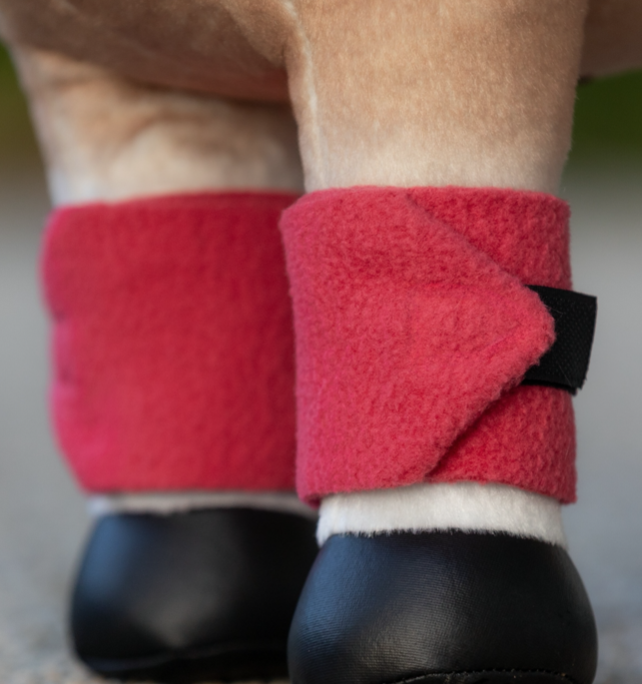 Le Mieux TOY pony bandages Cranberry