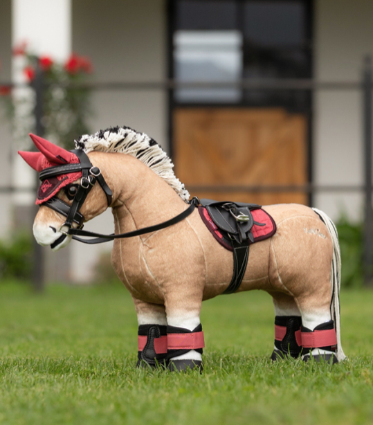 Le Mieux TOY pony vliegenoortje cranberry