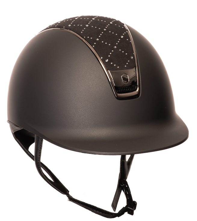 Samshield Cap 2.0 Shadow Matt Black met top Losange en trim Chrome Black  P.13