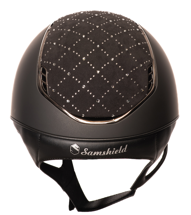 Samshield Cap 2.0 Shadow Matt Black met top Losange en trim Chrome Black  P.13
