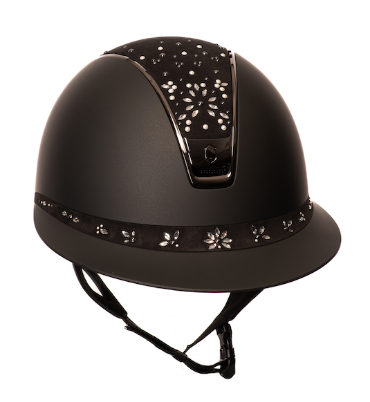 Samshield Miss Shield Cap 2.0 Shadow Matt Black met Pearl Drops P.15