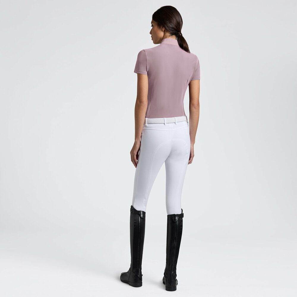 Cavalleria toscana Perforated Jersey Competition Shirt S/S Grape Shake