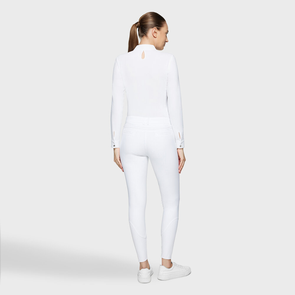 Samshield rijbroek Diane Premium full grip White Holo