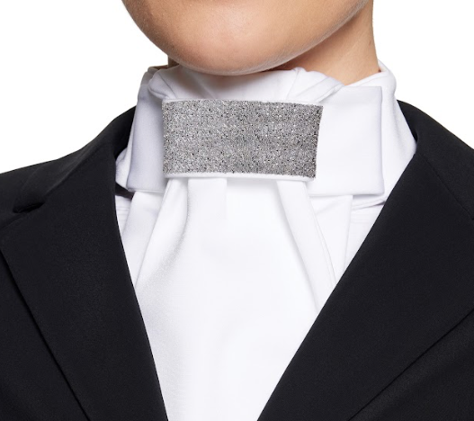 Samshield plastron crystal fabric LIGHT CHROME