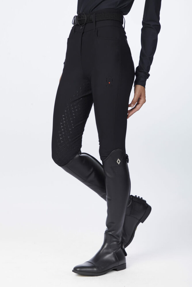 Vestrum - lab - Bellatrix rijbroek full grip zwart