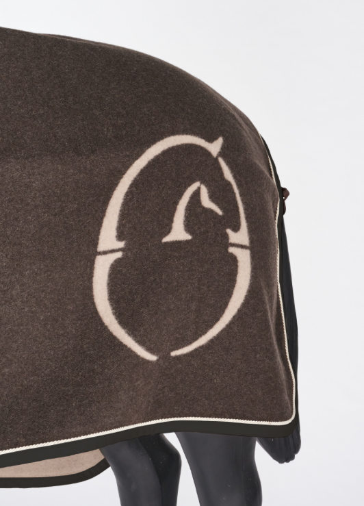 Vestrum Lisbona wollen deken dark brown