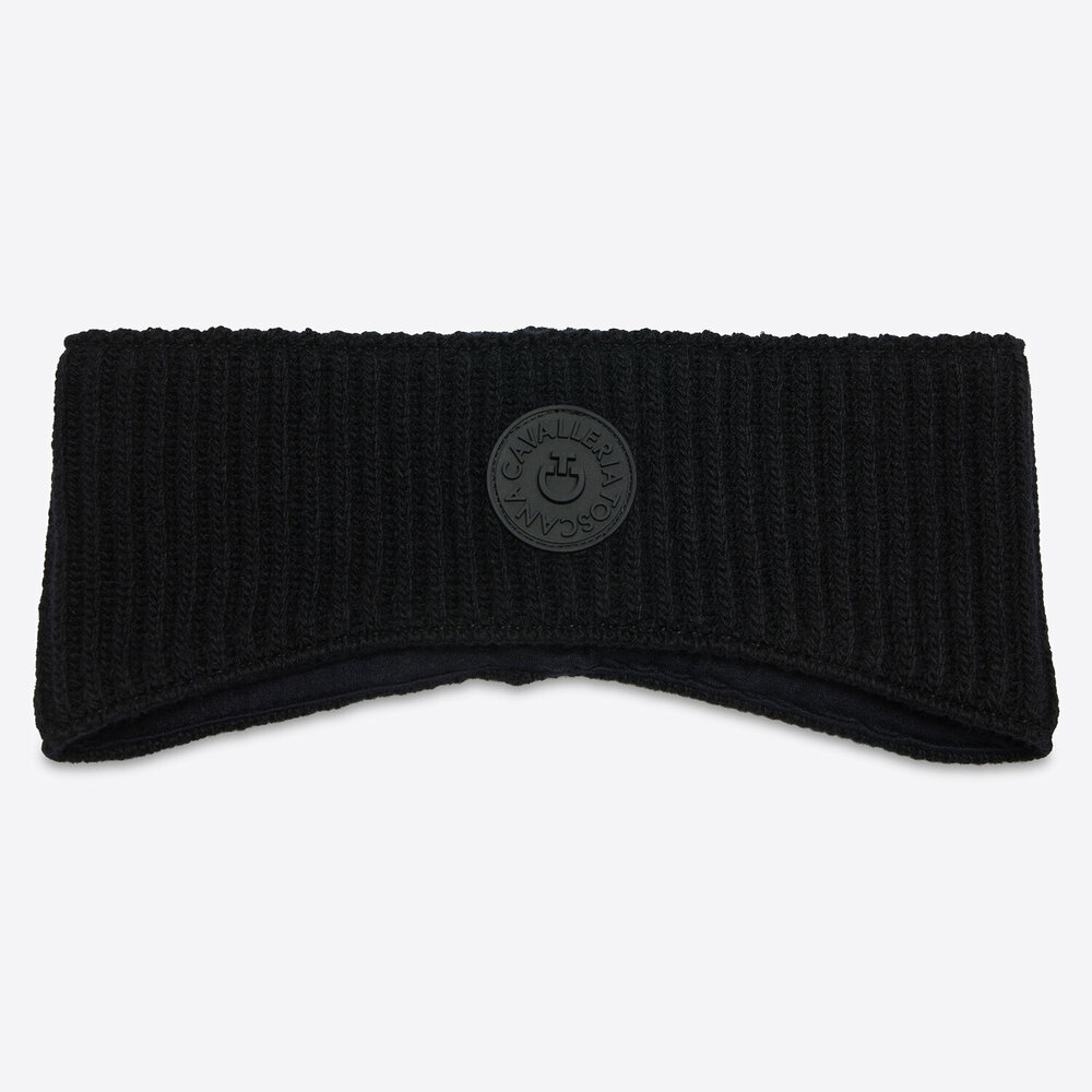 Cavalleria Toscana Lambswool Ear Warmer Zwart