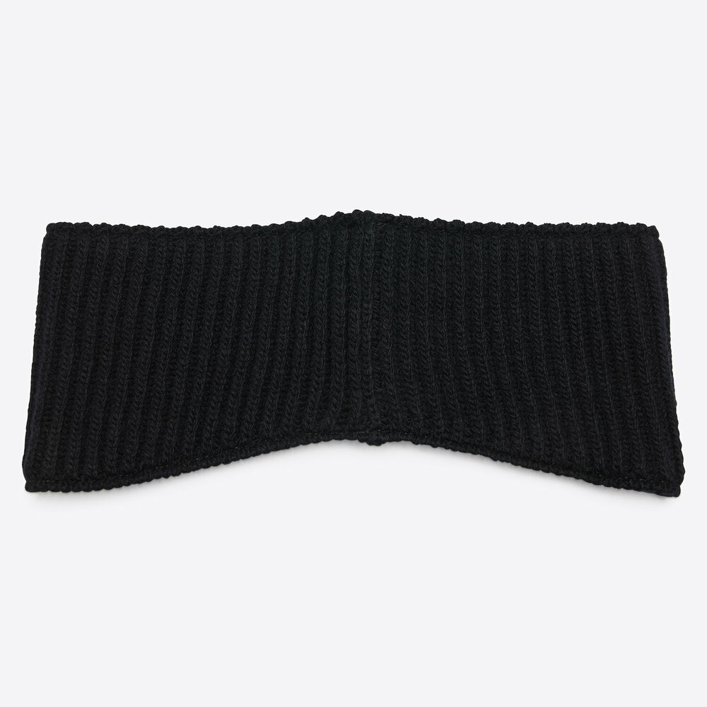 Cavalleria Toscana Lambswool Ear Warmer Zwart