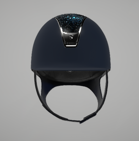 Samshield Cap 2.0 Shadow Matt Blue met Crystal fabric Summer Night P.18