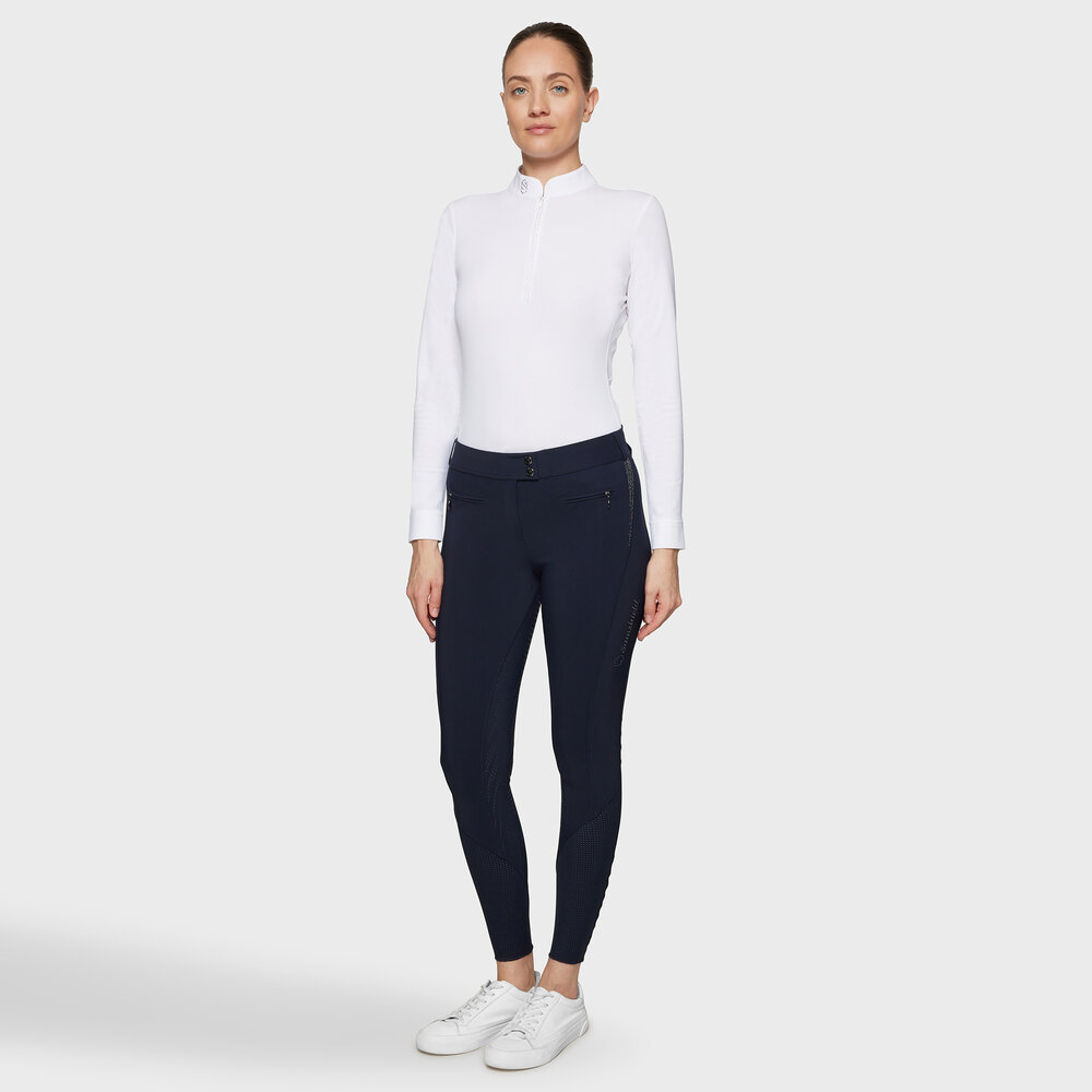 Samshield rijbroek OMEGA full grip Navy