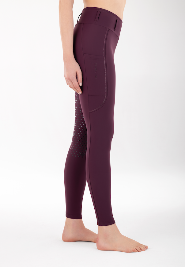 Equiline winter Rijlegging Full Grip High Waist GEGGIFH Amaranth 
