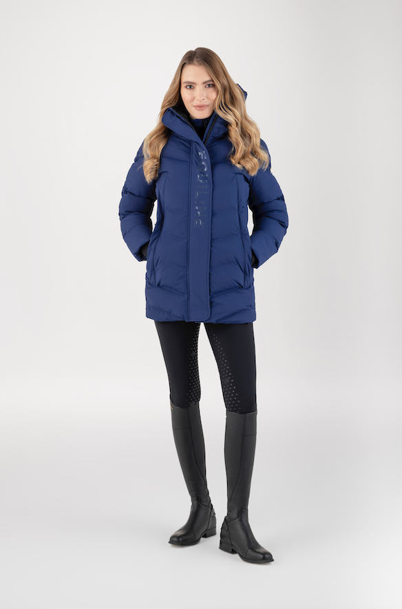Equiline Extra Warme Winter Jas CEXTRA Navy Peony