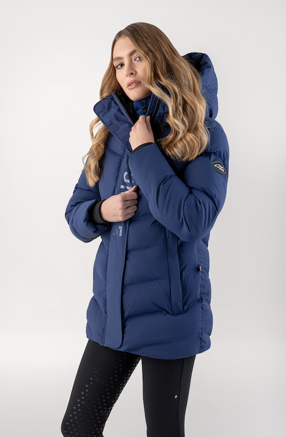 Equiline Extra Warme Winter Jas CEXTRA Navy Peony