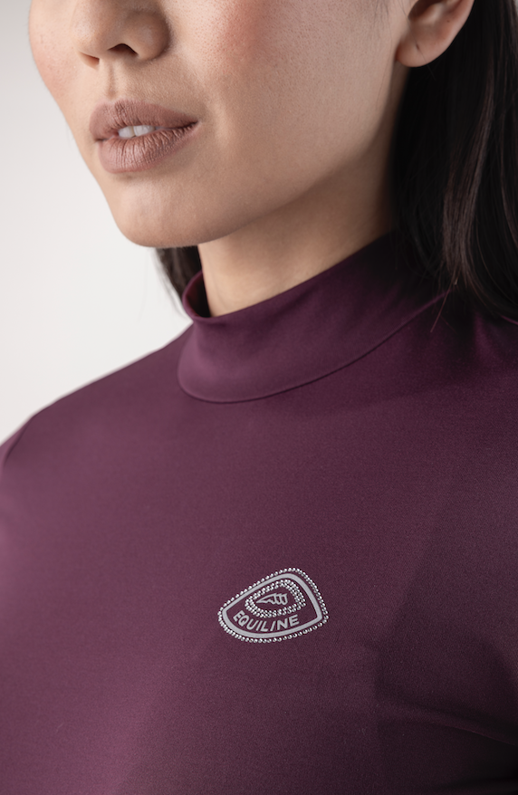 Equiline Second Skin Shirt GECO Amaranth