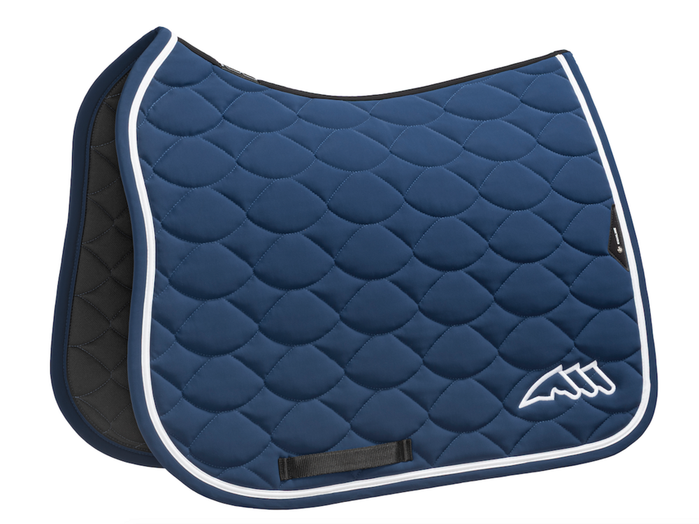 Equiline zadeldekje Tech-Almond Dressuur CONFY Navy Peony full