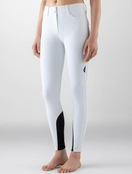 Equiline Rijbroek Full Grip GRELBIFH Wit