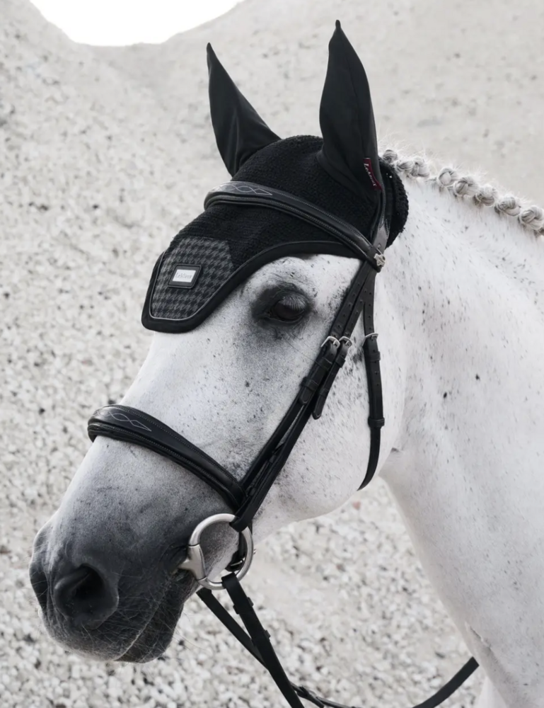 Le Mieux Aspen Oornetje pied-de-poule-print maat full